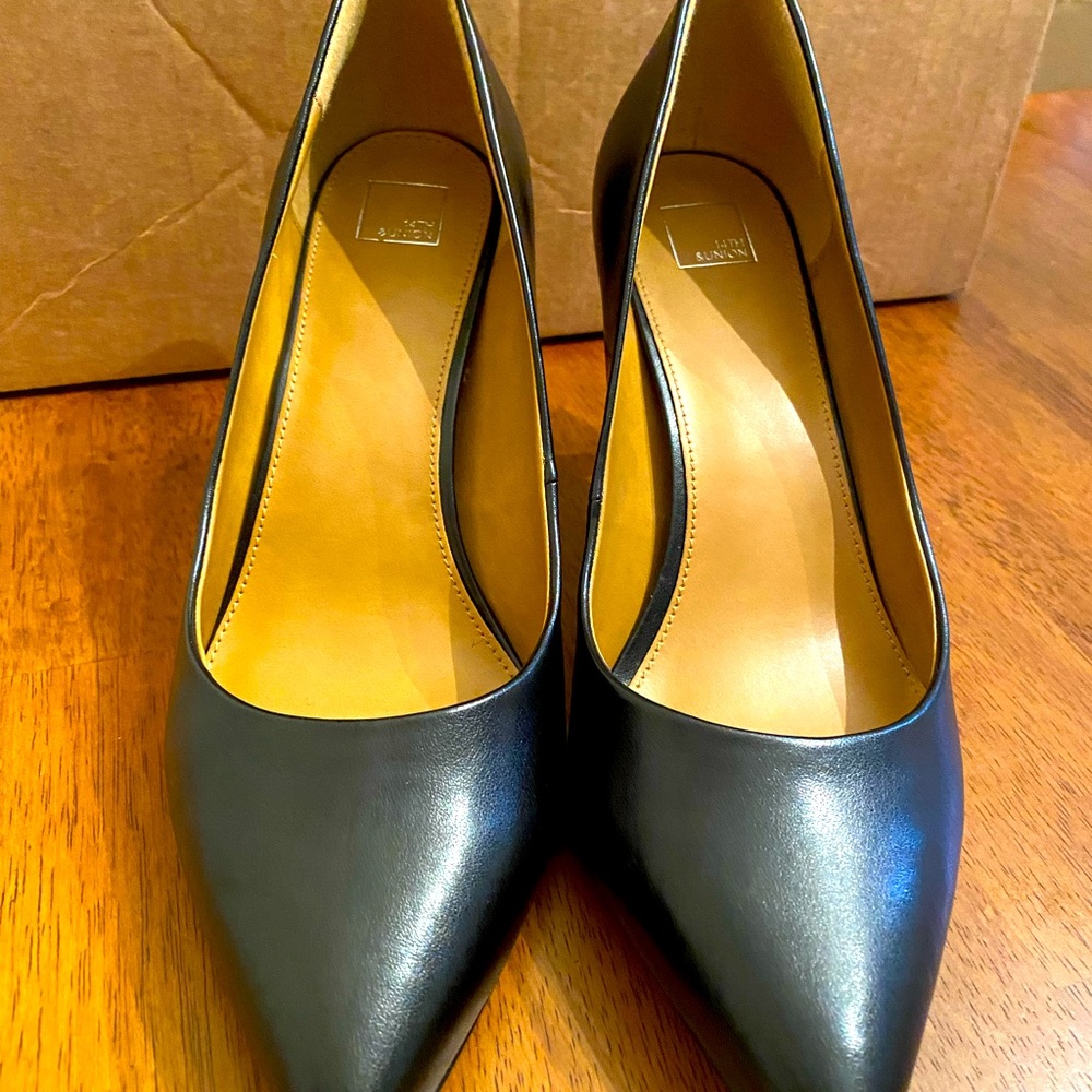 14th& Union black high heels